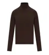 Weekend Max Mara Kiku Chocolate Turtleneck Sweater In Brown
