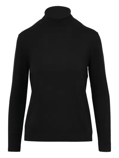 Weekend Max Mara Kiku Long-sleeve Top In Black