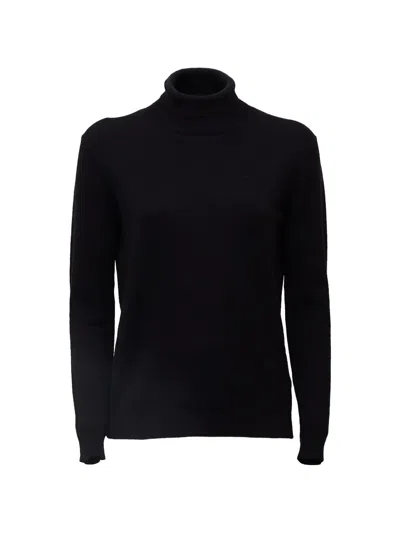 Weekend Max Mara Kiku Roll-neck Sweater In Black
