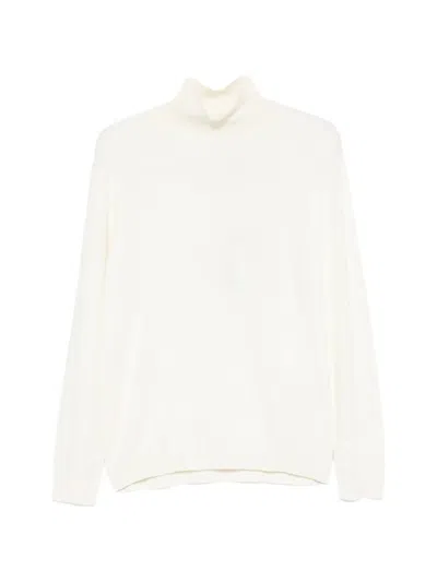 Weekend Max Mara Kiku Roll-neck Sweater In White
