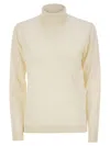 Weekend Max Mara Kiku Turtleneck In Silk And Wool Yarn