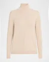 Weekend Max Mara Kiku Wool-blend Turtleneck Sweater In Neutral