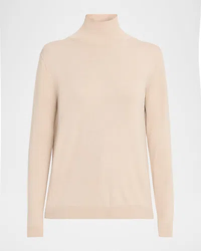 Weekend Max Mara Kiku Wool-blend Turtleneck Sweater In Neutral