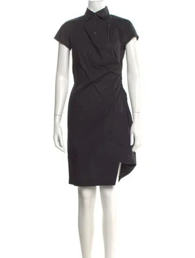 Pre-owned Weekend Max Mara Knee-length Dress In Black
