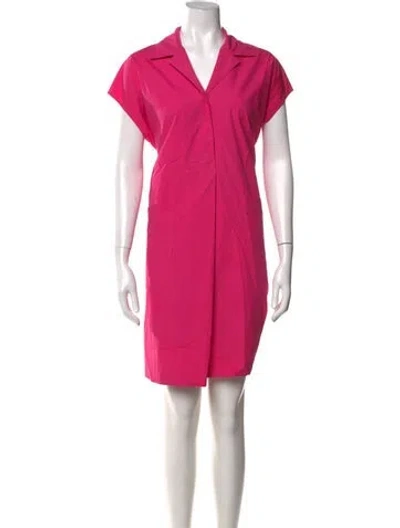 Pre-owned Weekend Max Mara Knee-length Dress In Pink