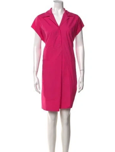 Pre-owned Weekend Max Mara Knee-length Dress In Pink