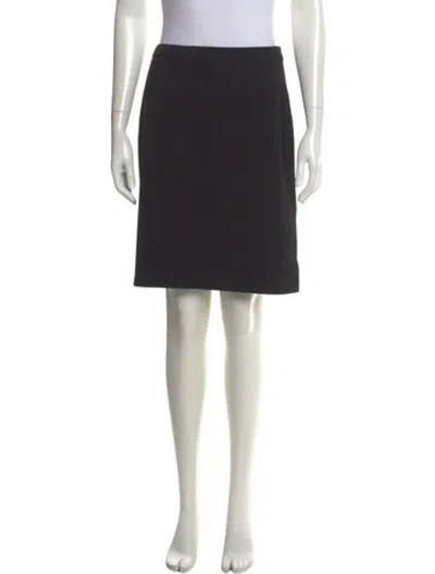 Pre-owned Weekend Max Mara Knee-length Skirt In Black