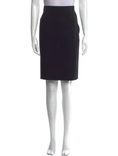 Pre-owned Weekend Max Mara Knee-length Skirt In Black