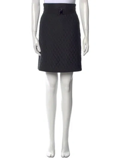 Pre-owned Weekend Max Mara Knee-length Skirt In Black