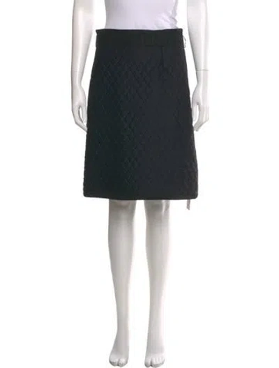 Pre-owned Weekend Max Mara Knee-length Skirt In Blue