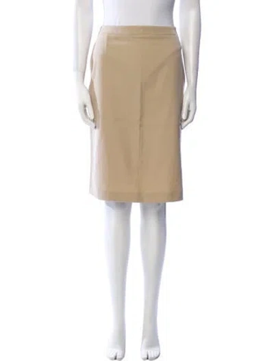 Pre-owned Weekend Max Mara Knee-length Skirt In Brown
