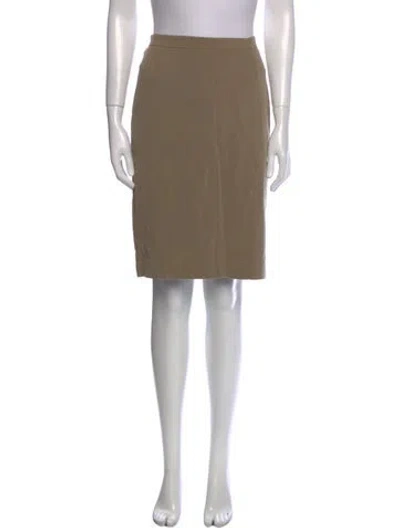 Pre-owned Weekend Max Mara Knee-length Skirt In Neutral