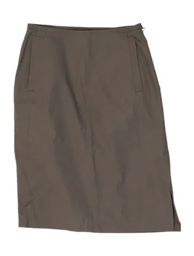 Pre-owned Weekend Max Mara Knee-length Skirt In Neutral