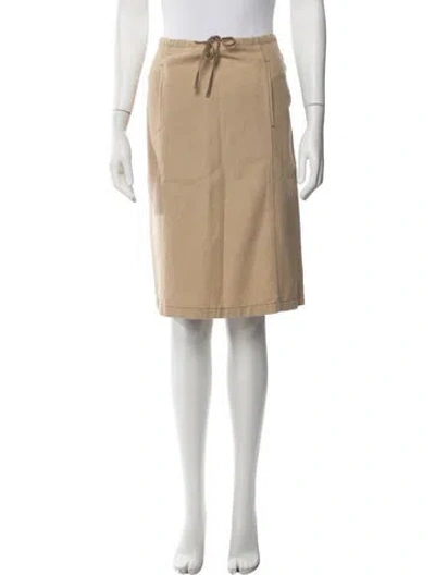 Pre-owned Weekend Max Mara Knee-length Skirt In Neutrals