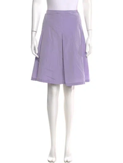 Pre-owned Weekend Max Mara Knee-length Skirt In Purple