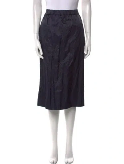 Pre-owned Weekend Max Mara Knee-length Skirt W/ Tags In Blue