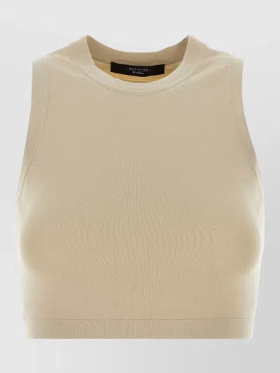 Weekend Max Mara Knit Bombo Sleeveless Crew Neck Top