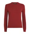 Weekend Max Mara Knit Crew-neck Sweater In Red