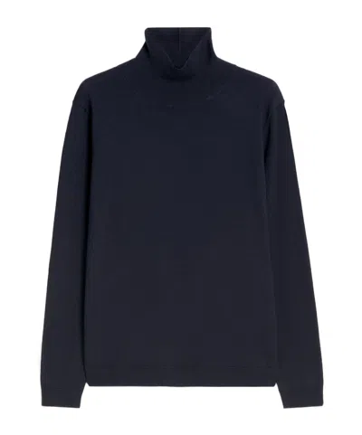 Weekend Max Mara Knit Turtleneck In Blue