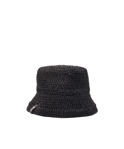 Weekend Max Mara Knitted Hat In Orange