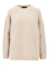 Weekend Max Mara Knitted Sweater In Neutral