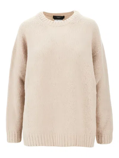 Weekend Max Mara Knitted Sweater In Neutral