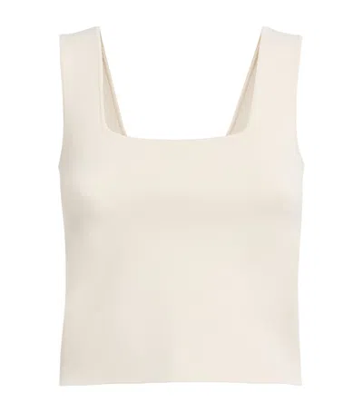 Weekend Max Mara Knitted Tank Top In Beige