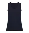 Weekend Max Mara Knitted Tank Top In Blue