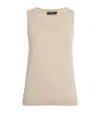 Weekend Max Mara Knitted Tank Top In Sand