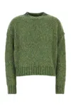 Weekend Max Mara Melange Green Acrylic Blend Dionigi Sweater In Green