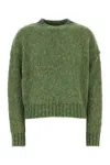 Weekend Max Mara Melange Green Acrylic Blend Dionigi Sweater In Green