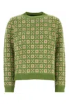 Weekend Max Mara Embroidered Acrylic Blend Paride Sweater In Printed