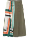 Weekend Max Mara Women's Lallo Skirt Khaki | Size 42 | 2515101031600002 In Grün