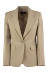 Weekend Max Mara Lamine - Natural Stretch Wool Blazer