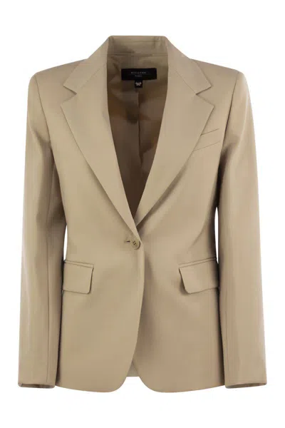 Weekend Max Mara Lamine - Natural Stretch Wool Blazer