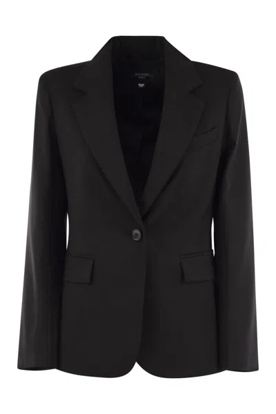 WEEKEND MAX MARA WEEKEND MAX MARA LAMINE - NATURAL STRETCH WOOL BLAZER