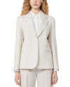 Weekend Max Mara Lamine Wool Jacket In White