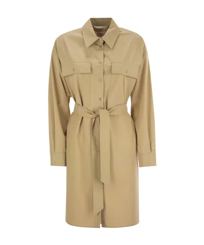WEEKEND MAX MARA WEEKEND MAX MARA BALOCCO BUTTON DETAILED BELTED DRESS