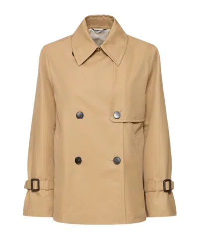 Weekend Max Mara Lapel Long-sleeved Coat