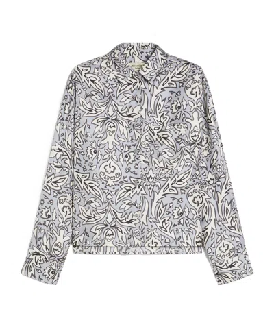 Weekend Max Mara Lapel Long-sleeved Shirt In White