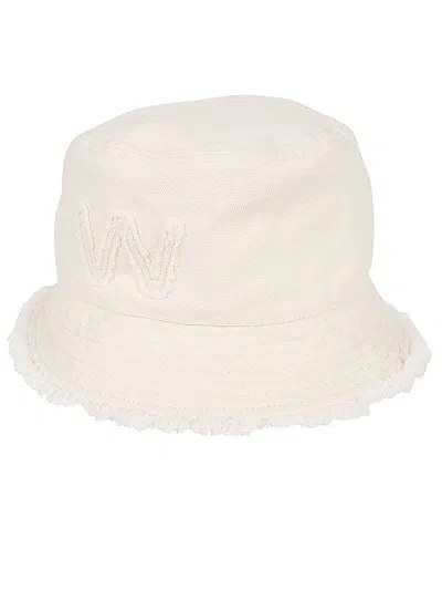 Weekend Max Mara Large Brim Bucket Hat In White