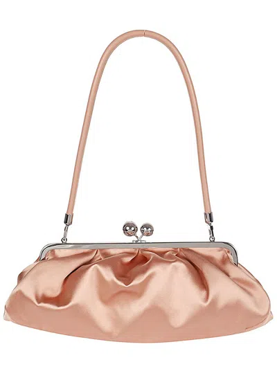 Weekend Max Mara Large Pasticcino Bag In Pink