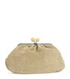Weekend Max Mara Large Raffia-effect Pasticcino Bag In Beige