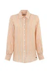 Weekend Max Mara Linen Striped Shirt For Men By Lari In Riga Media Pari