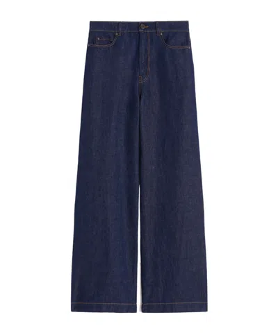 Weekend Max Mara Latino Five-pocket Flared Jeans In Blue