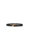 Weekend Max Mara Leather Belt In Black
