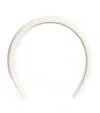 Weekend Max Mara Leather Headband In White