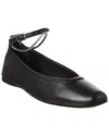 Weekend Max Mara Leather Loafer In Black
