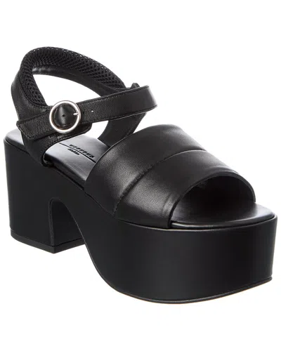 Weekend Max Mara Leather Platform Sandal