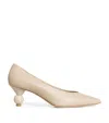 Weekend Max Mara Pointed High Heels In Beige